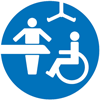 Changing places icon
