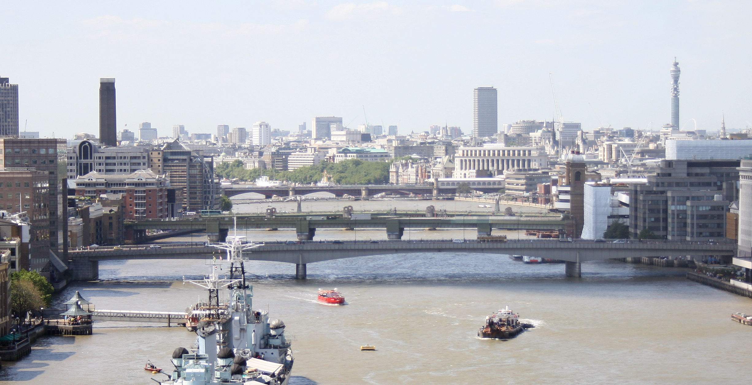 London, Southwark and Millennium Bridges