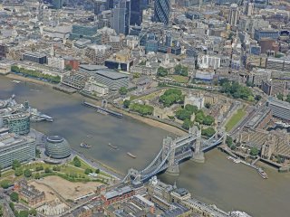 Aerial photo Tower Bridge