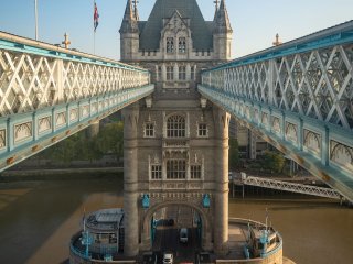 Tower Bridge - North Tower seen from the South Tower