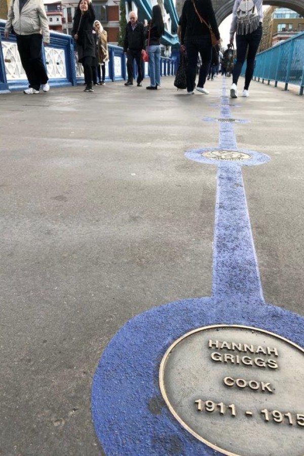 Hannah Griggs Blue Line plaque
