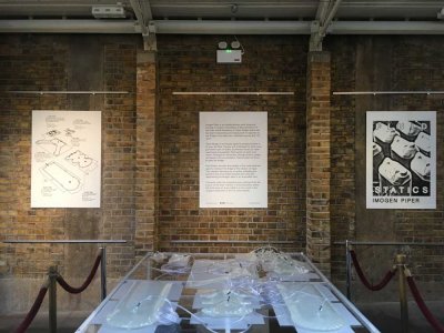 Imogen's exhibition, Fluid Static, in situ inside Tower Bridge's Engine Rooms