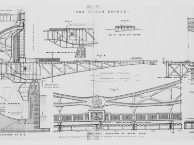 plans of Tower Bridge