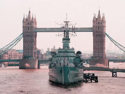 Tower Bridge and HMS Belfast
