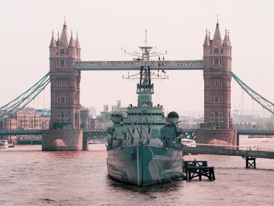 HMS Belfast and Tower Bridge