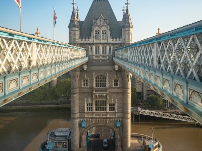 View of Tower Bridge and Walkways