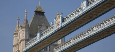 An external shot of the Walkways of Tower Bridge