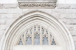 Tower Bridge window topmost architectural detail