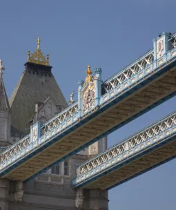 An external shot of the Walkways of Tower Bridge