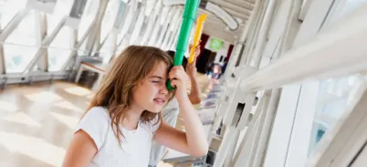 Children on the Walkways of Tower Bridge