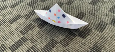A paper boat