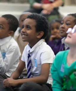 A class of school children