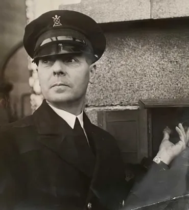 A portrait of a man in uniform
