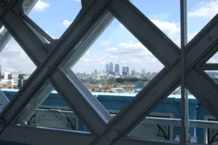 Canary Wharf seen from Tower Bridge