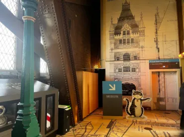 An exhibition inside tower bridge