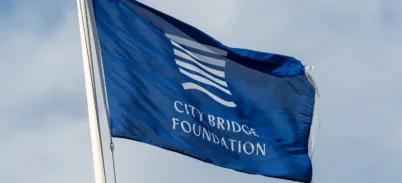City Bridge Foundation flag flying